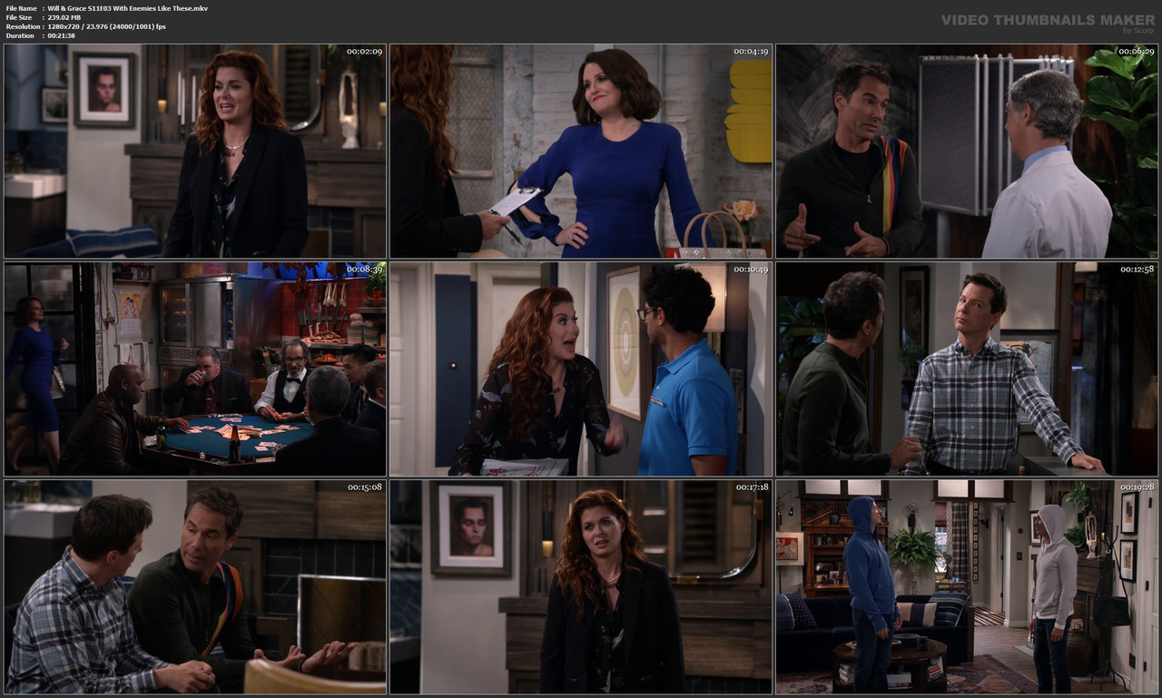Will & Grace S11E03 With Enemies Like These.mkv