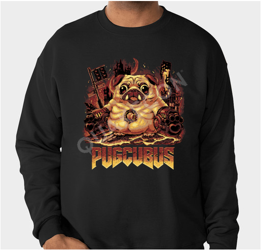 PUGCUBUS Fundraiser - unisex shirt design - front