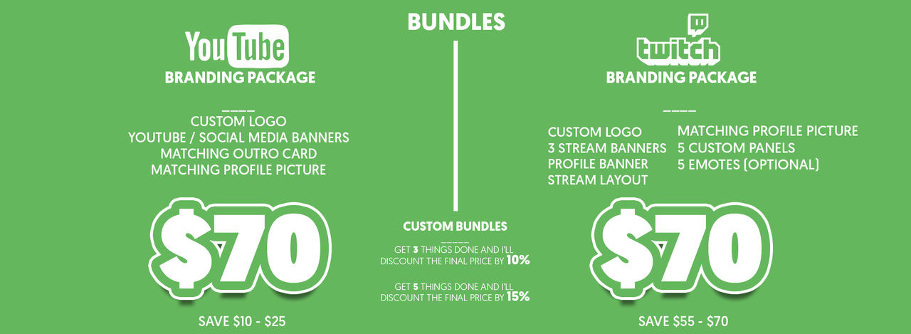 Services Professional High Quality Youtube Twitch Branding