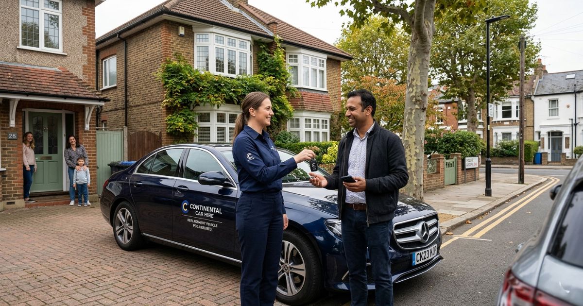 replacement vehicle pco accident uk