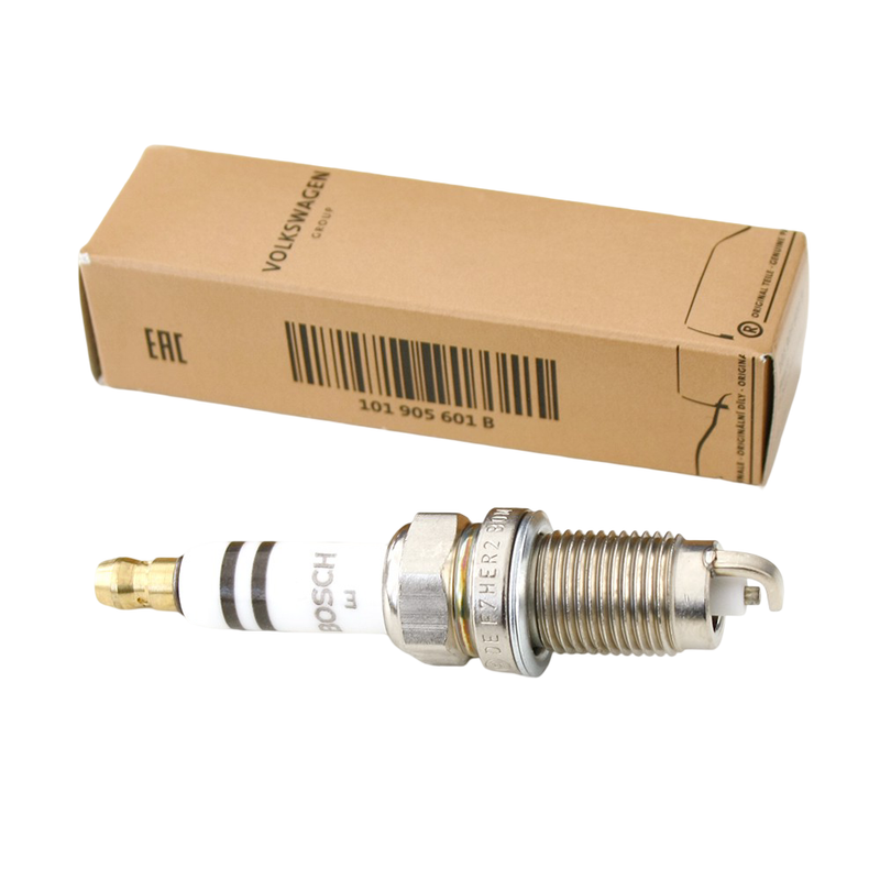 VAG Bosch Spark Plug 101905601B For VW Golf Jetta Polo Beetle 1.4L 1.6L 2.5L | NGK ZFR5P-G Ignition Plug