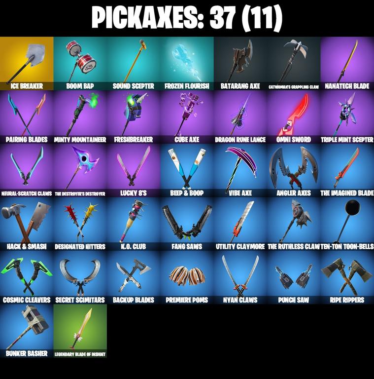 pickaxes comp