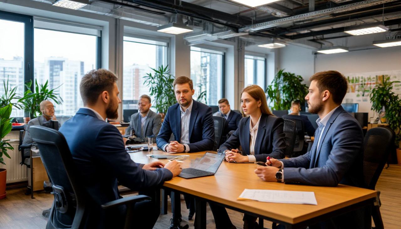 Сотрудники агентства проводят аудит сайта клиента