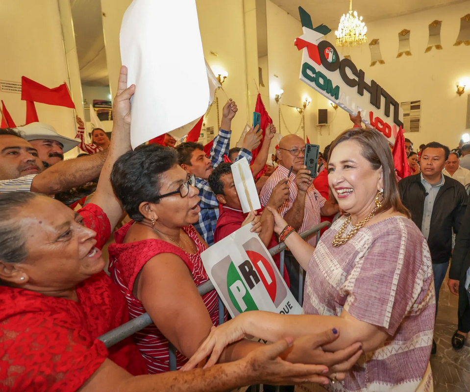 “Muchas gracias por su apoyo en precampaña, dice Xóchilt Gálvez a simpatizantes