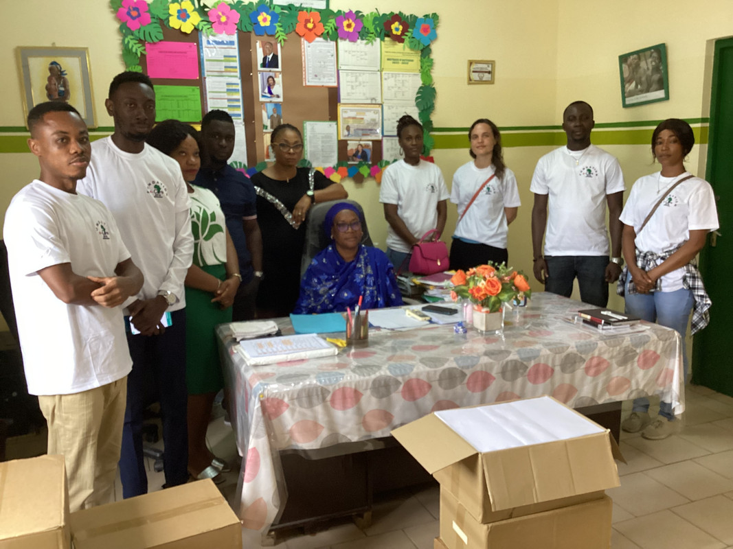 e-Care Afrik donation in collaboration with ICSA at EPP 2000 de Faya