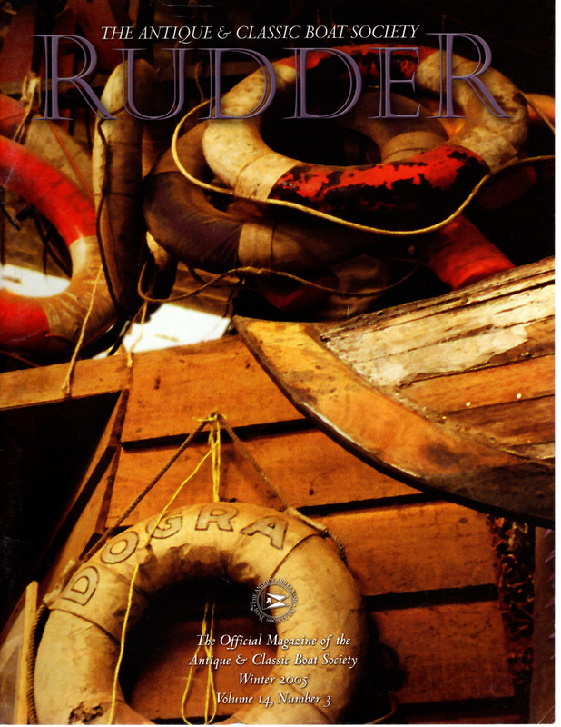 Image for RUDDER: The Official Magazine of the Antique & Classic Boat Society. Vol. 14, No. 3: Winter 2005.