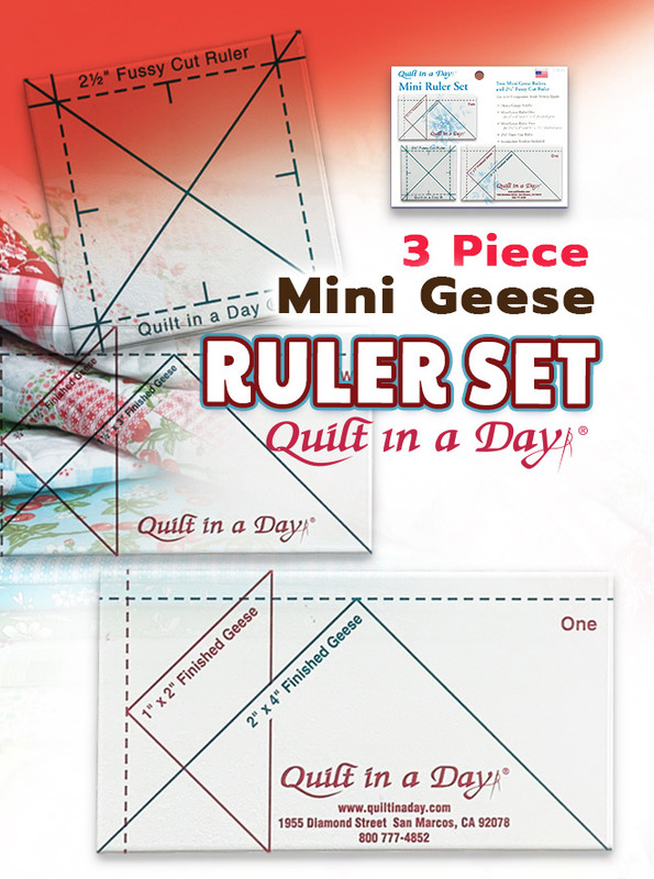 Mini Geese Ruler Set by Quilt in a Day 735272020202 - Quilt in a
