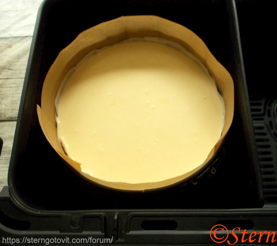 Чизкейк в аэрофритюрнице