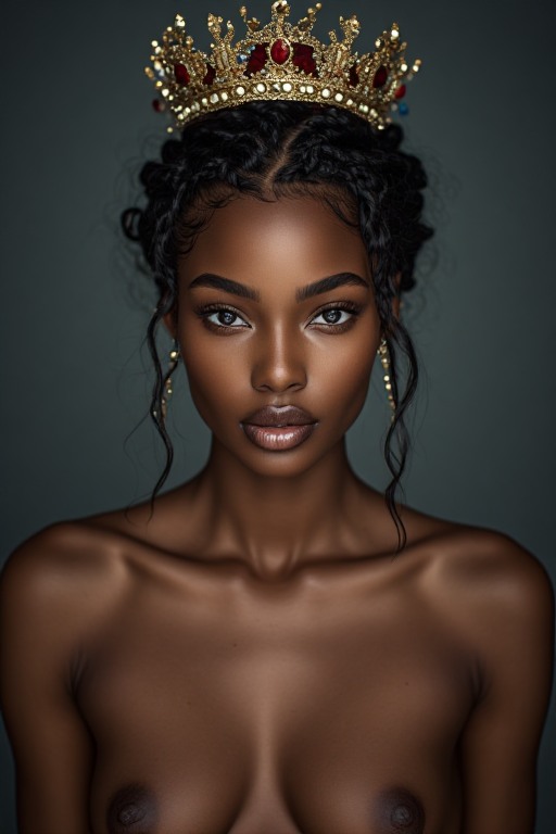 Naked-ebony-Queen-crown-soft-f-(16)
