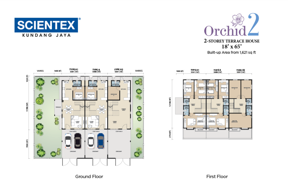 Scientex Kundang Jaya Type A floor plan in Kundagng Jaya, Rawang, Selangor