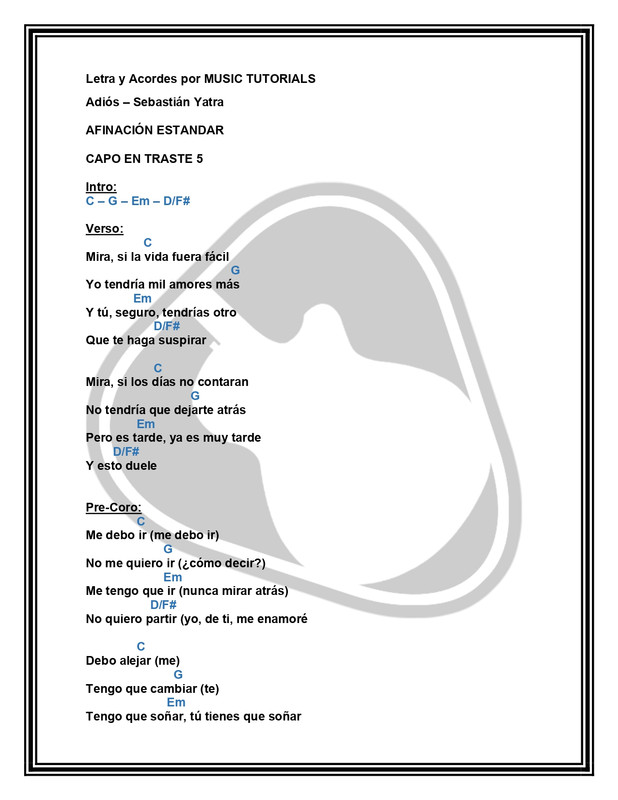 Adiós Sebastian Yatra Letra y Acordes by MUSICTUTORIALS_page-0001