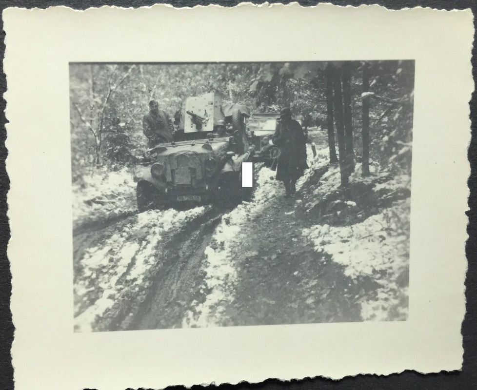 ORIG FOTO - SDKFZ MIT 3.7CM PAK PANZER FLAK PAK