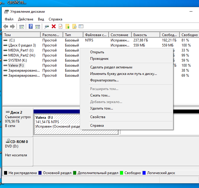 Расширить том
