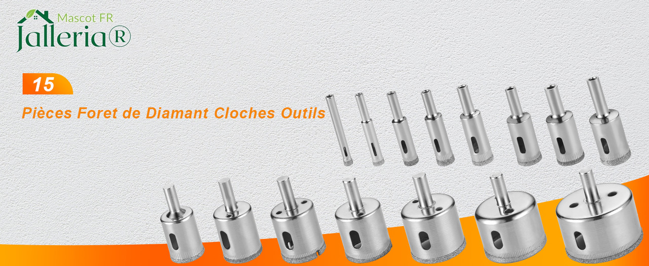 TRAPANO PER VETRO Piastrelle Granito Legno Ceramica Forte Tenacit&agrave; Pezzo Muro Di Cemento EUR 7