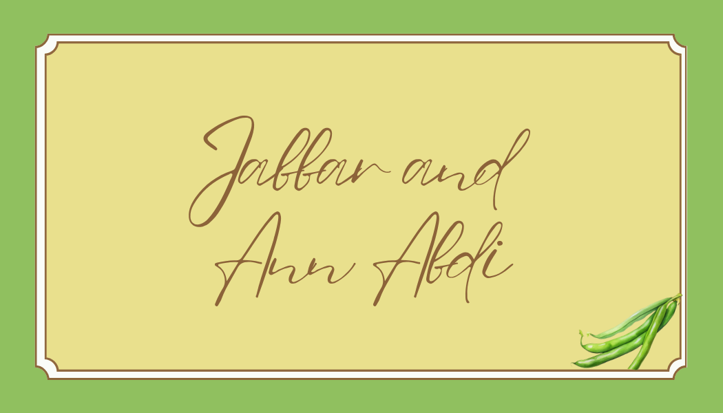 Jaffar and Ann Abdi