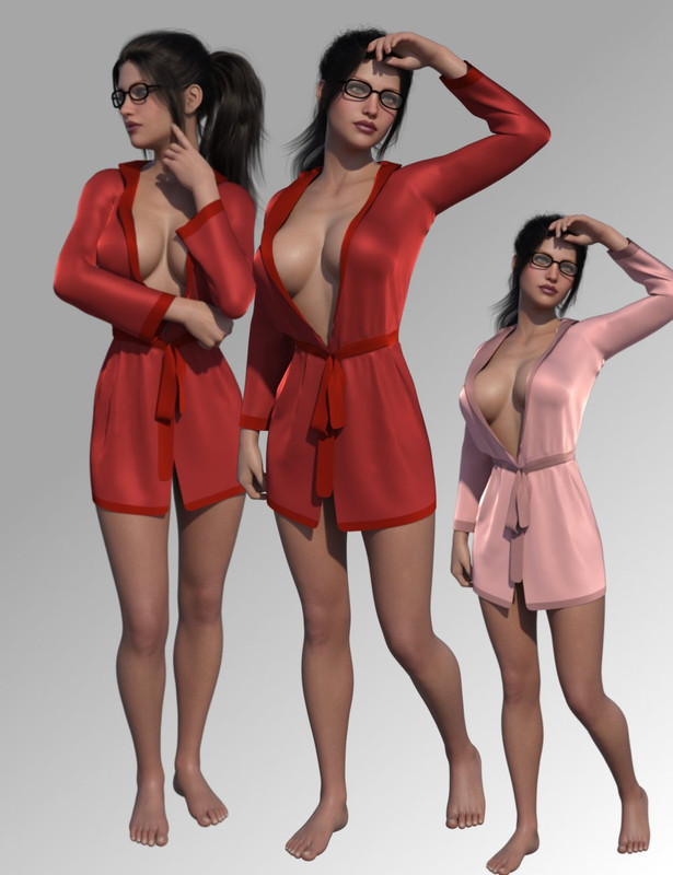 FG Loft Bath dForce Robe for Genesis 8 Female(s)