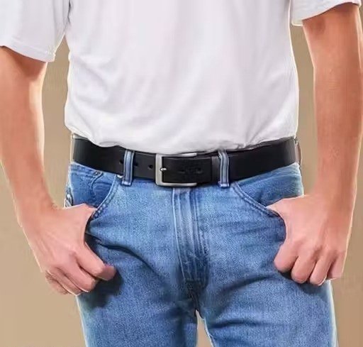 World Fashionable Trendy Men and Boys Belts || Fancy Unique Men Belts || Stylish Durable Black and Brown Leather Men Belts.(B109)