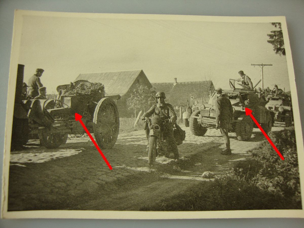 Vormarsch in Russland, Artillerie   Panzerspähwa