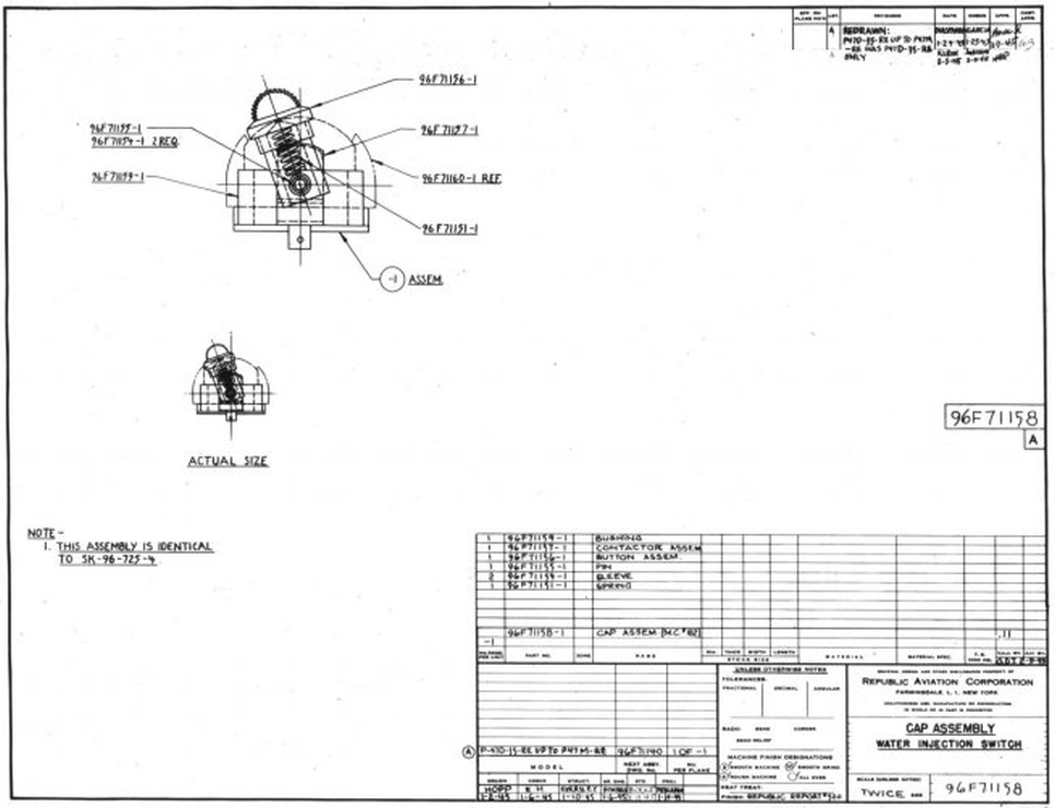 P-47-CapAssemblyWaterInjectionSwitch