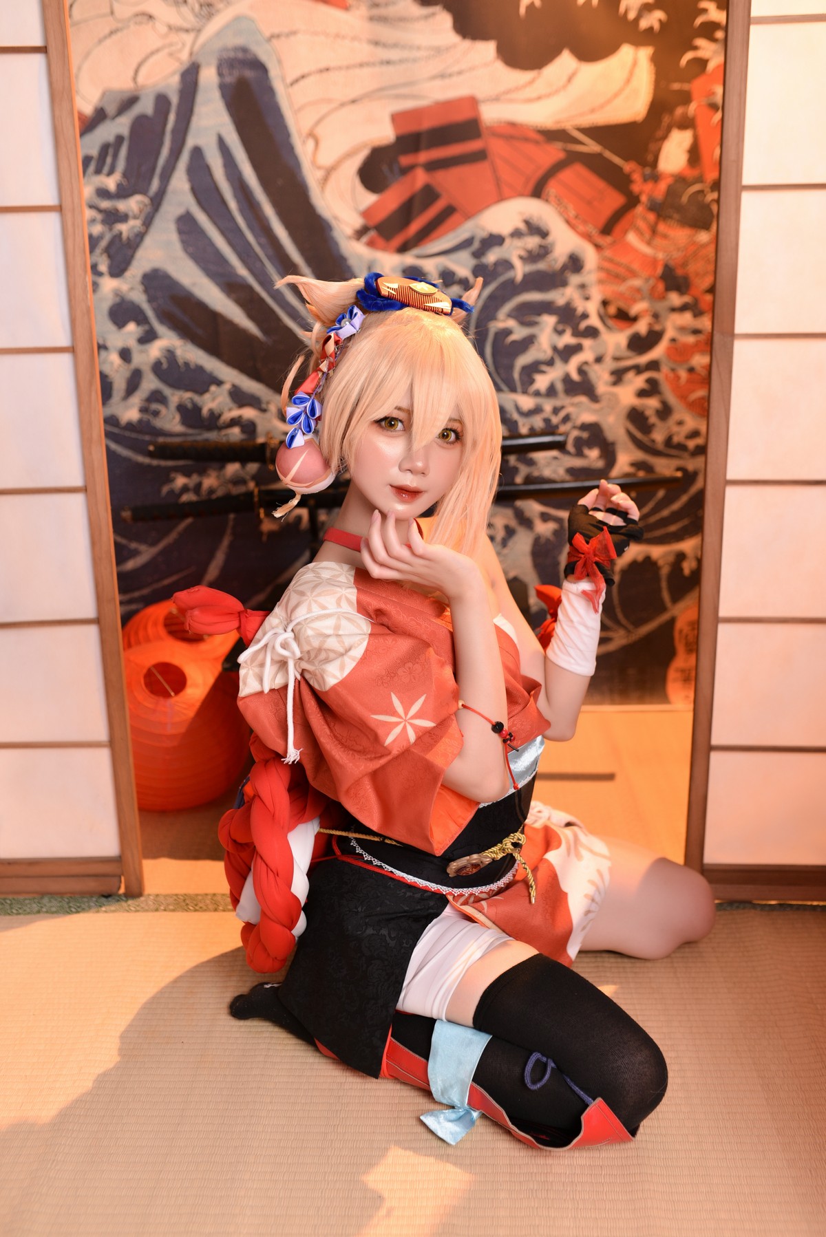 PoppaChan Yoimiya Cosplay (Genshin Impact) HD Photos – 80 Images 270MB插图2