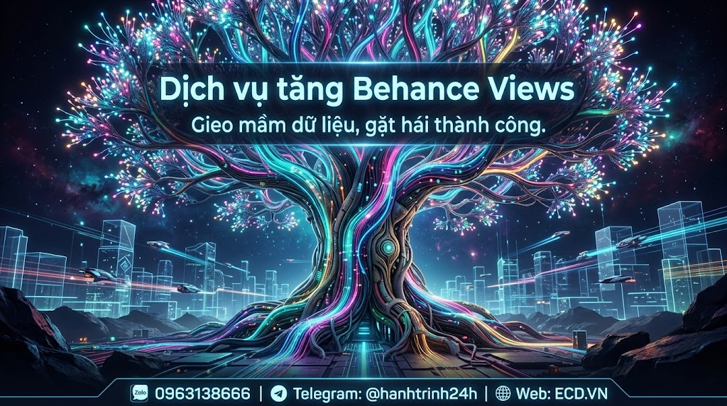 dịch vụ tăng behance views miễn phí cho creative