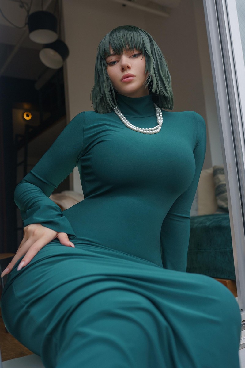 Alina Becker 吹雪 Fubuki Cosplay 一拳超人角色写真【40P-12M】插图6