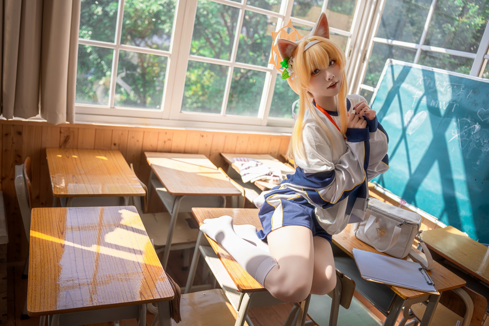 纸悦Etsu_ko《玛丽体操服》运动系写真图集｜元气少女主题[64P-356.8M]插图7