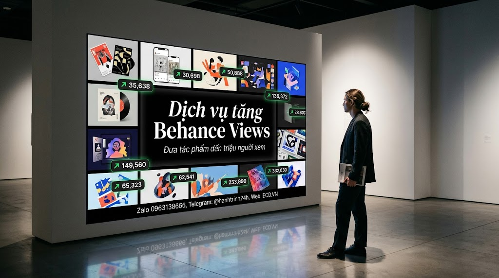 tăng behance views pro tăng tương tác