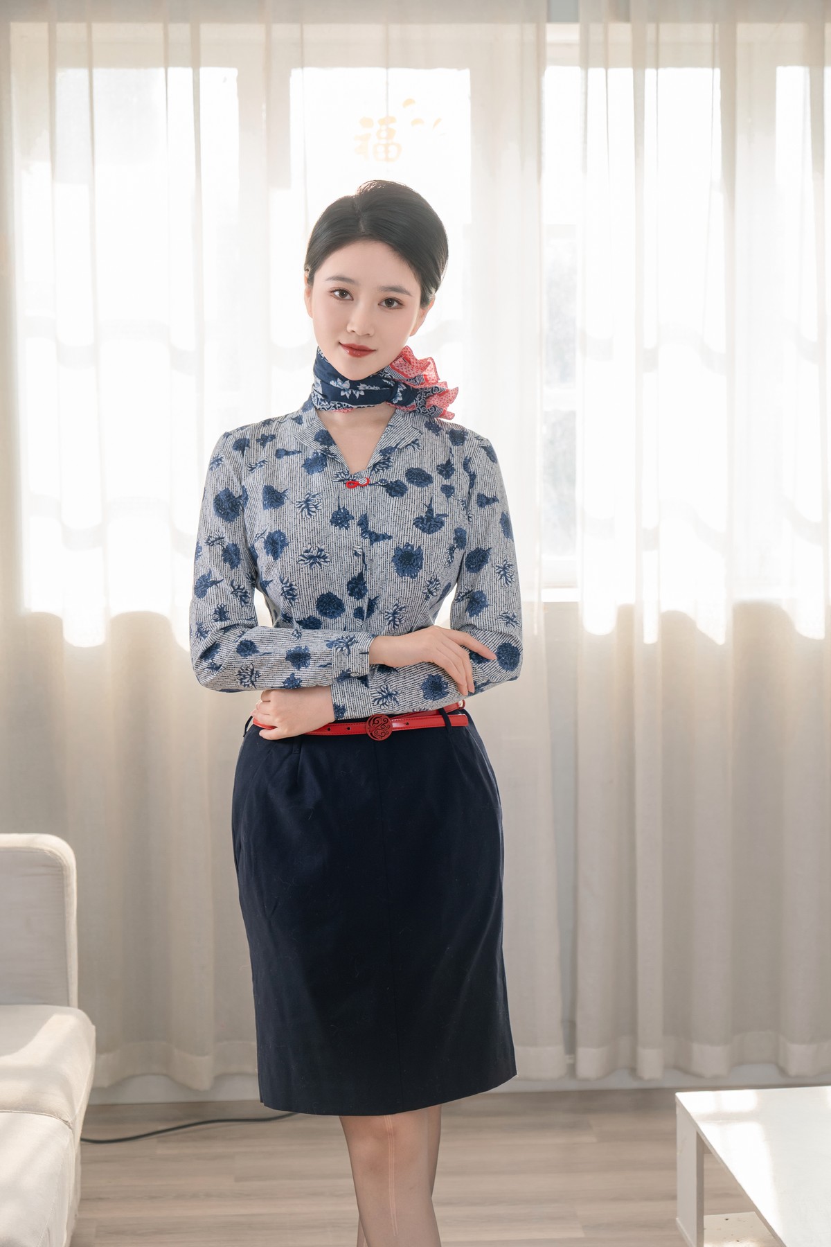 年年nnian 空姐制服第二弹 职业装升级版图集插图1