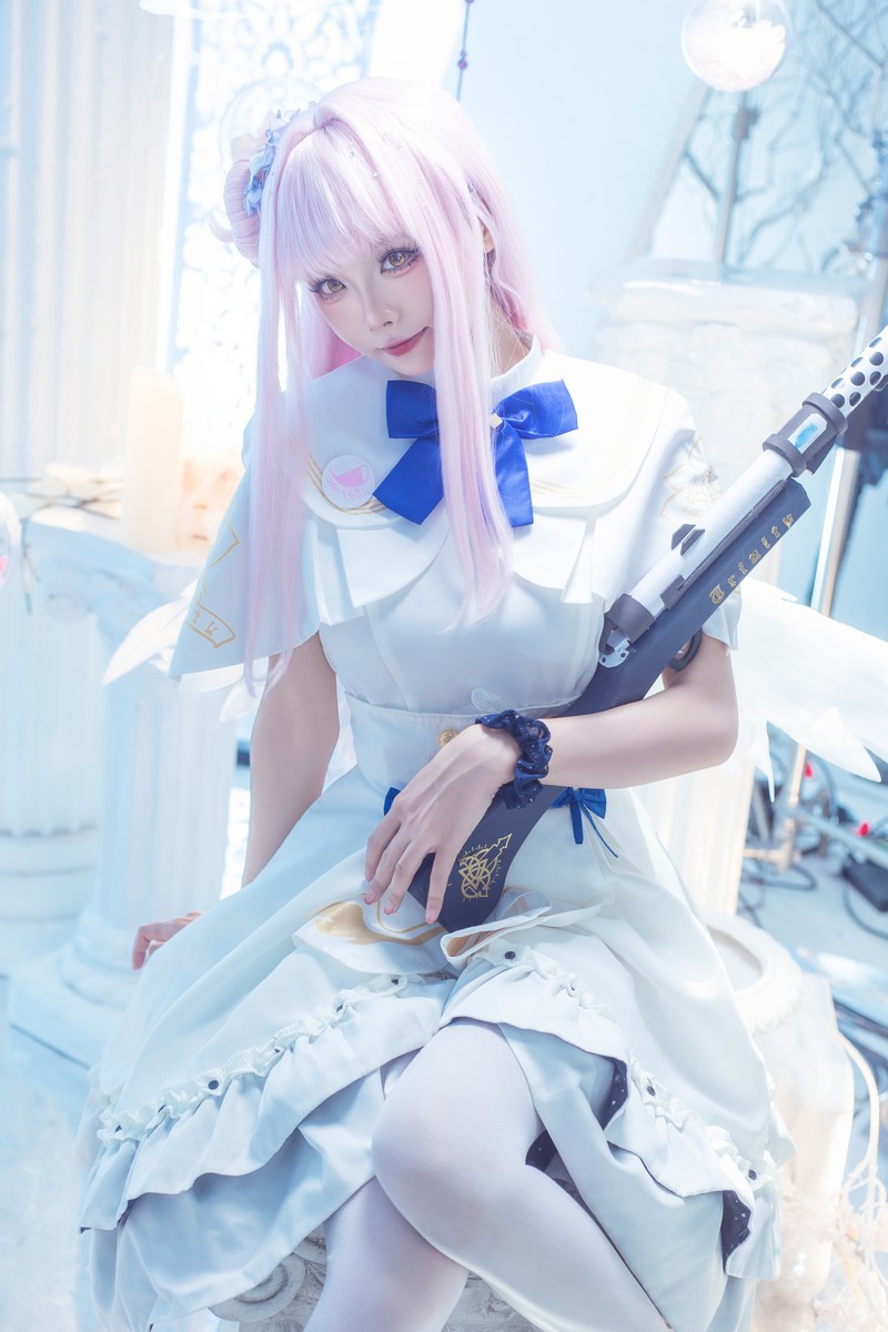 艾西Aiwest 碧蓝档案圣园未花Cosplay写真图集 高清美图合集 40P (415.8M)插图9