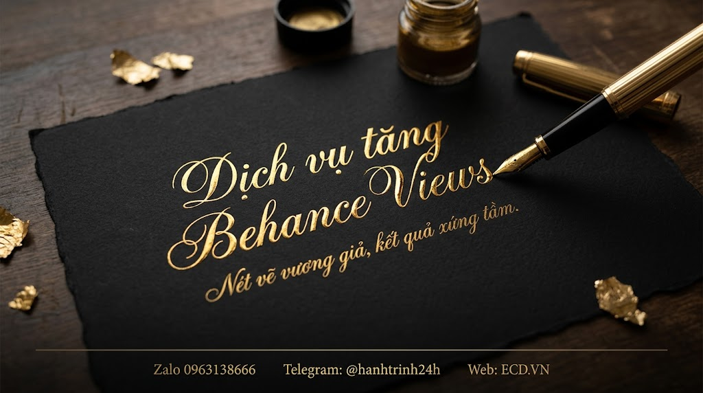 tăng behance views uy tín cho project