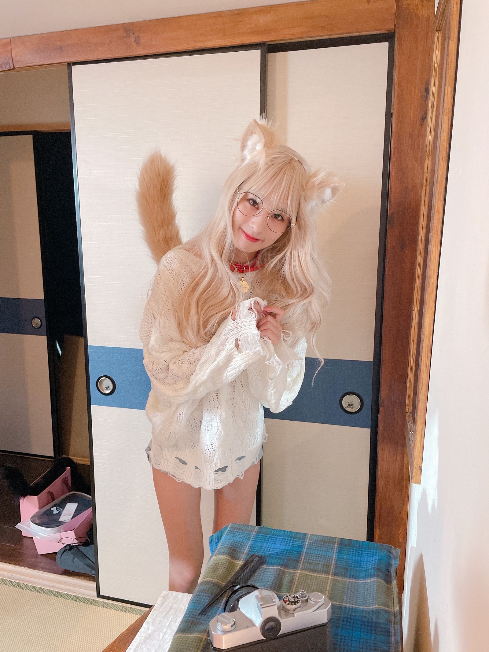 泥泥汝 猫女 主题 Cosplay 写真＋视频合集｜高质量图集（372P｜12V｜1.09GB）插图7