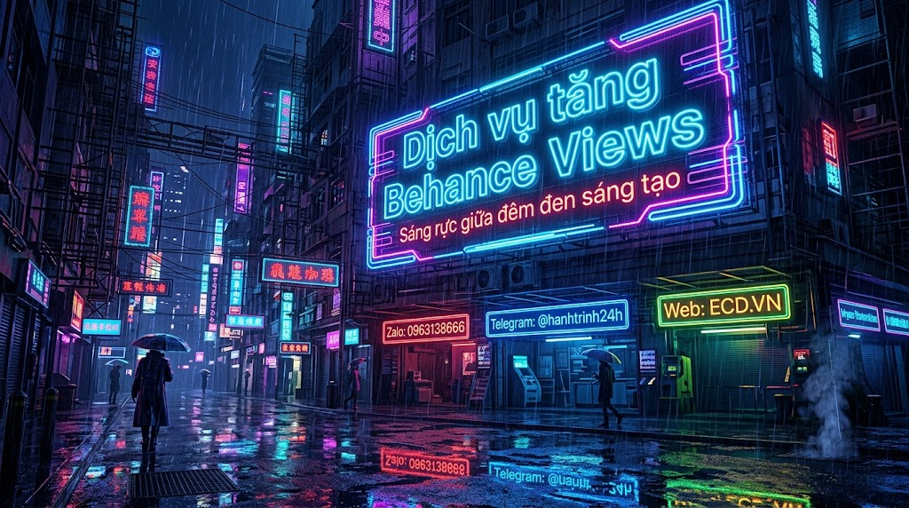 tăng behance views organic cho creative