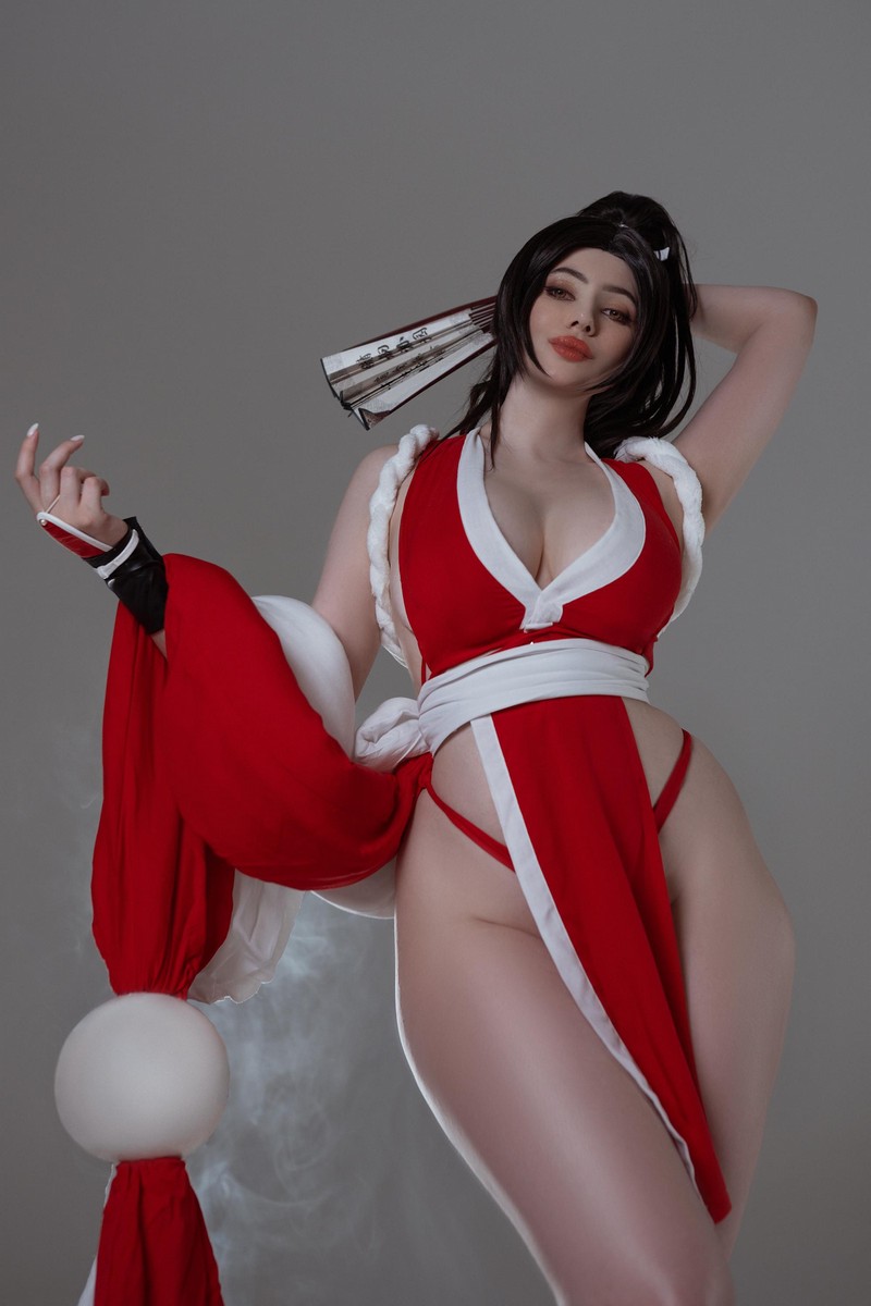 Alina Becker 不知火舞 Mai Shiranui Cosplay 格斗游戏角色写真【58P-14.4M】插图4