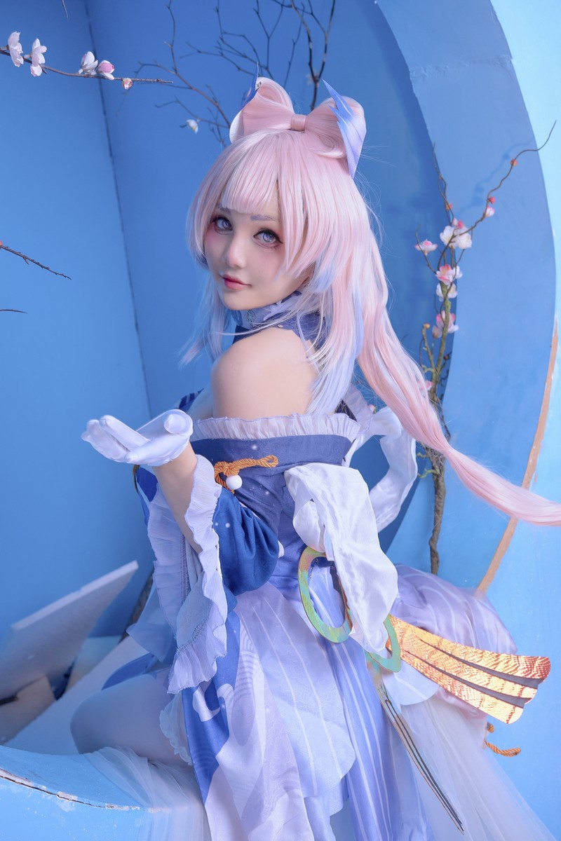 Joyce Lin2x Kokomi Cosplay Genshin Impact 写真集 49P插图7