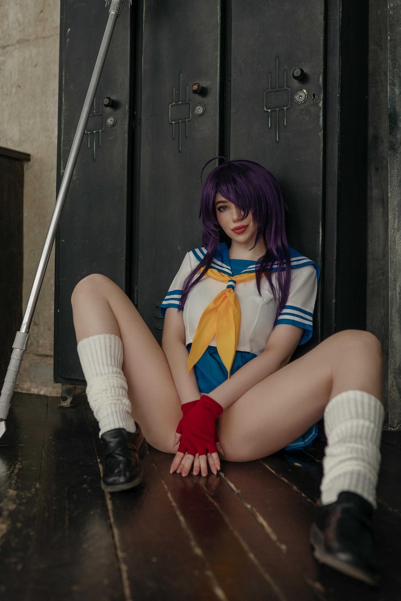 Alina Becker 关羽 Kanu Unchou Cosplay 一骑当千角色写真【59P-23.7M】插图3