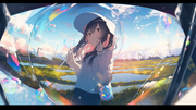 __Girl_reflected_in_a_prism_soap_bubbles_dreamy_fisheye_lens_la_3815b032-614a-45eb-9b93-d139ac17e260