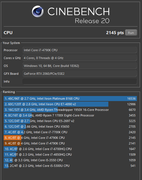 Cinebench R20