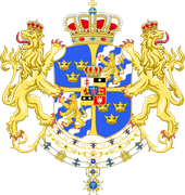 2 Öre Suecia 1747 Armoiries-du-Roi-Frederik-Ier-de-Su-de-svg