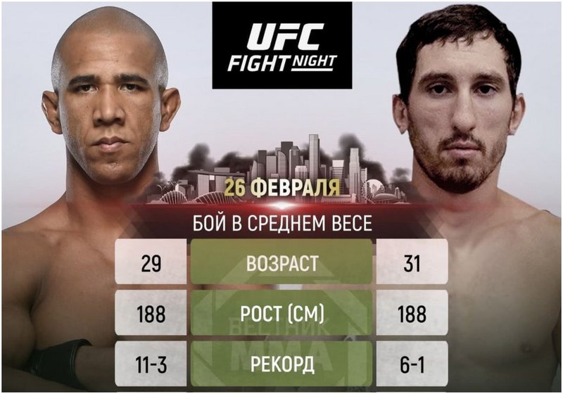 Армен Петросян срещу Грегъри Родригес на UFC Fight Night 203