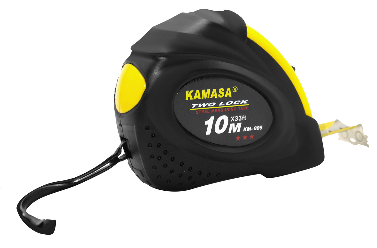 WINCHA PLASTICA C/JEBE 10MX25M KAMASA