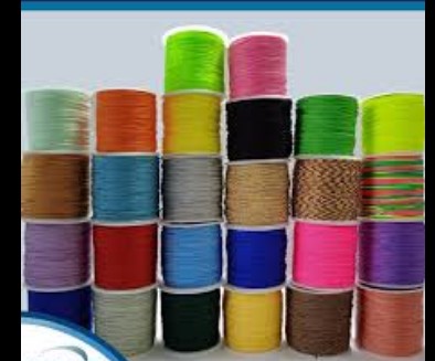 hilo chino 8mm colores para bisuteria y abalorios artesanal