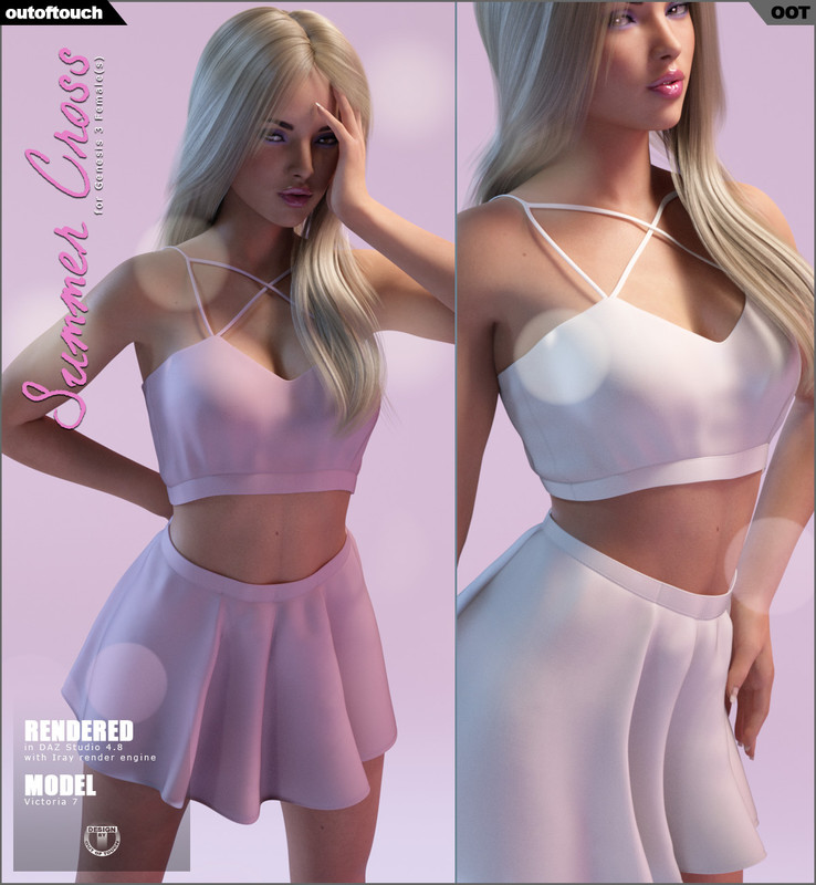 Summer Cross Fashion for Genesis 3 Female(s)