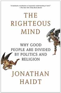 The cover for The Righteous Mind