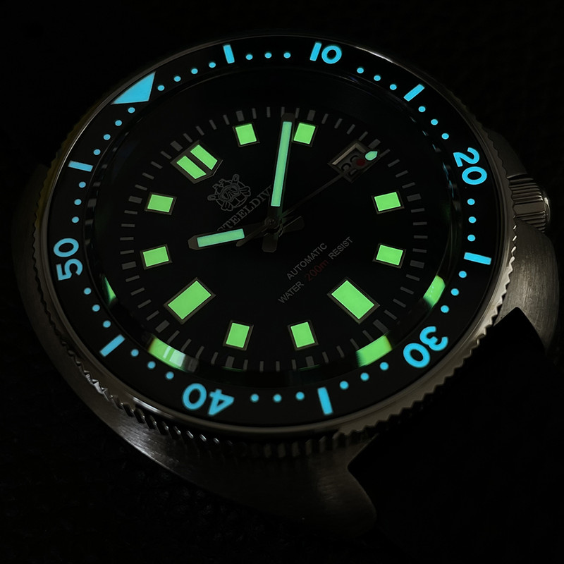 Steeldive SD1974 Pink Captain Willard Turtle 200M Automatic Diver Watch photo 17