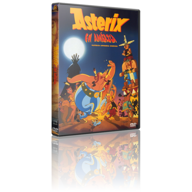 Portada - Astérix en América [DVD9 Full][Pal][Cast/Ing/Fra/Ita/Cat][Sub:Varios][Animación][1994]