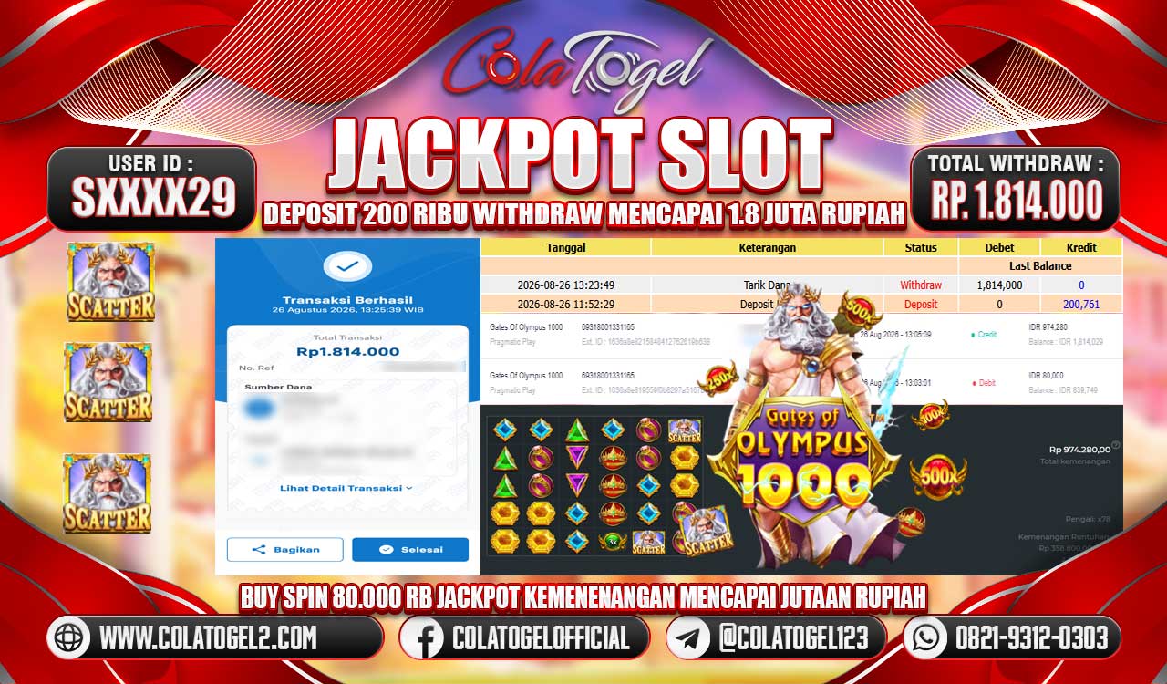 JACKPOT SLOT GACORR!!