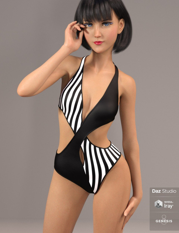 Fifty Fifty Swimwear for Genesis 8 Female(s)