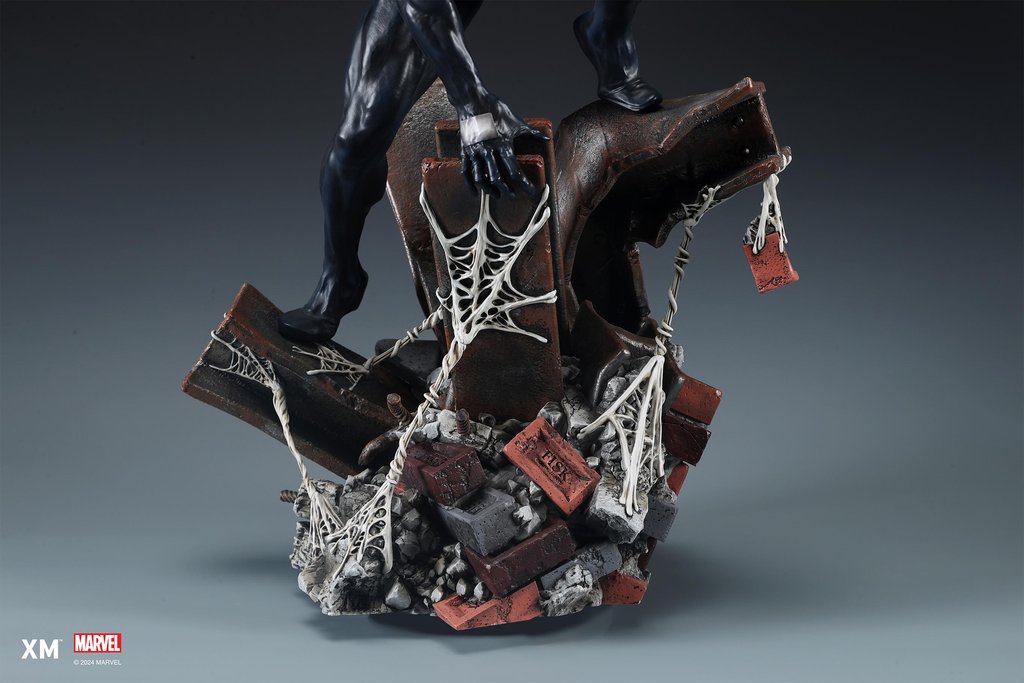 Premium Collectibles : Symbiote Spider-Man 1/4 Statue  6