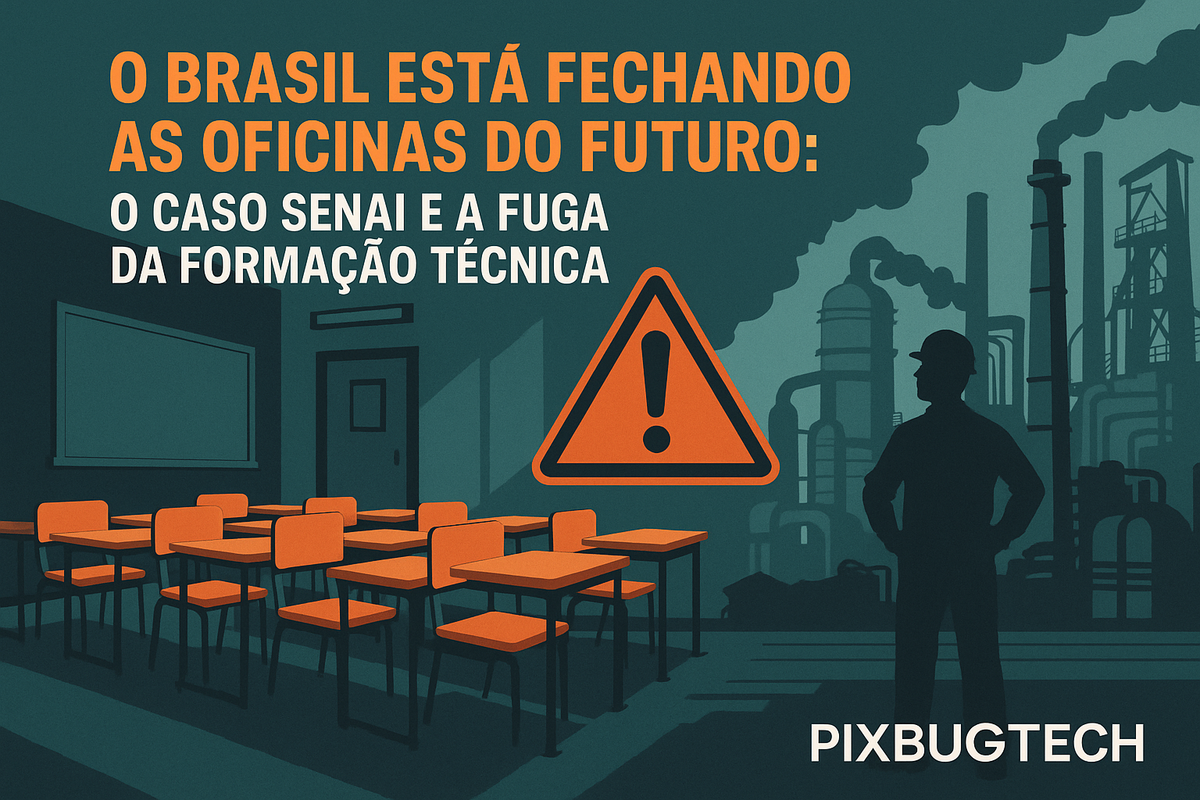 O Brasil Está Fechando as Oficinas do Futuro: O Caso Senai e a Fuga da Formação Técnica